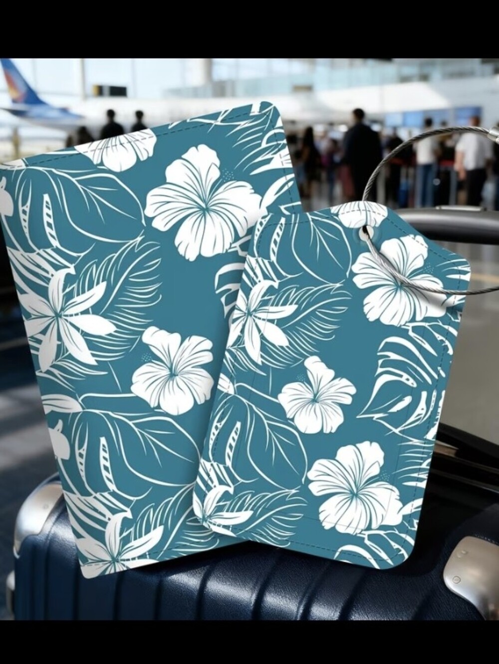 Beautiful Travel Passport & Luggage Tag Set NEW🌟Note Different Colors⬇️